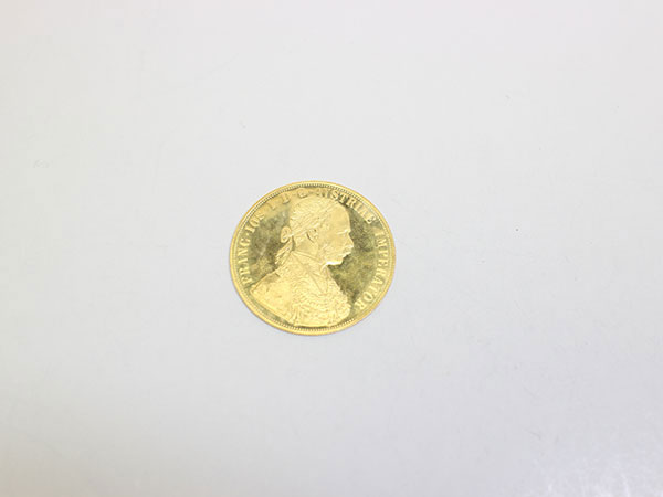 ２３金 金貨 オーストリア フランツヨーゼフ1世4ダカットの買取
