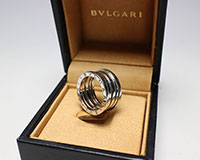 １８金ホワイトゴールド ブルガリ指輪 Bzero1の買取