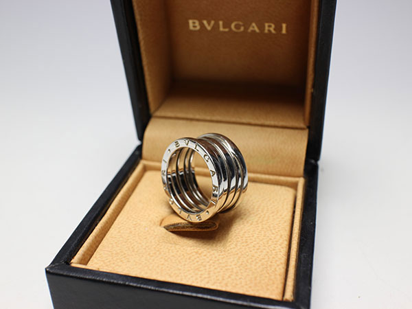 １８金ホワイトゴールド ブルガリ指輪 Bzero1の買取