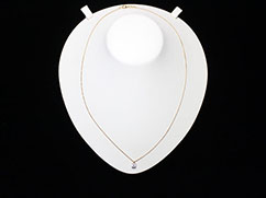 ティファニーK18ネックレス鑑別書有の買取