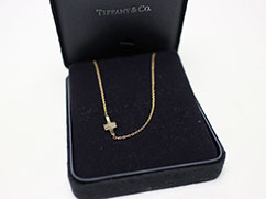 K18ティファニーTダブルチェーンブレスレットの買取