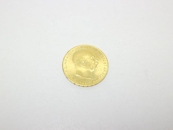 ２１.６金 オーストリアフランツヨセフ100コロナ金貨の買取