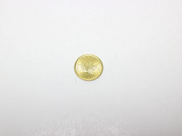 カナダメイプルリーフ1/10オンス5ドル金貨の買取