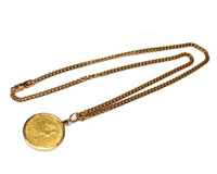 金コイン付き金ネックレス買取