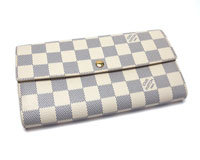 ルイ・ヴィトン&nbsp;ダミエ&nbsp;ポルトフォイユ・サラ&nbsp;アズール買取