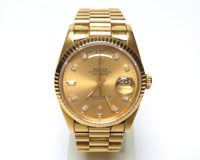 ロレックスデイデイトYG/YG ATの指輪買取