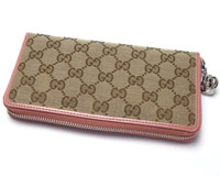 グッチ&nbsp;ＧＧキャンバス&nbsp;ラウンドファスナー長財布買取