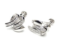 プラチナ９００イヤリングダイヤ０.２４ｃｔ買取