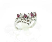 ルビー&nbsp;ダイヤ付きプラチナ９００指輪の買取