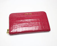 ミュウミュウ&nbsp;クロコ型押し長財布の買取