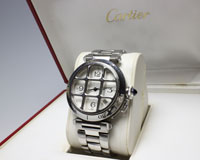 カルティエ&nbsp;メンズ&nbsp;パシャ&nbsp;グリッドプロテクター&nbsp;ＳＳ／ＳＳ&nbsp;ＡＴの買取
