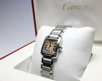 カルティエ&nbsp;タンクフランセーズ&nbsp;ＳＳ／ＳＳ&nbsp;ＱＺの買取