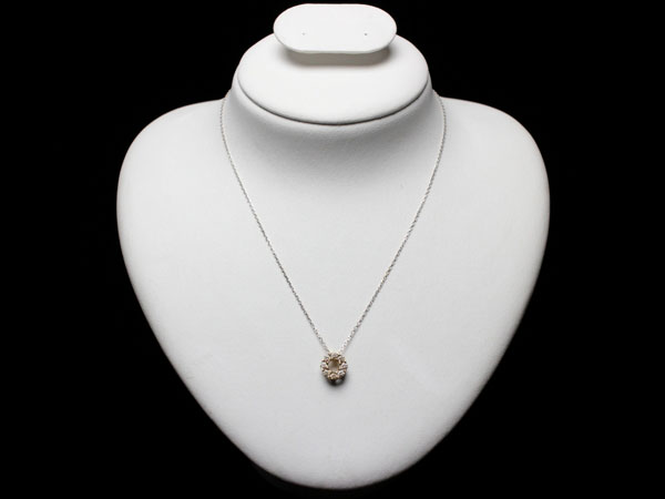 18金ホワイトゴールド/イエローゴールドネックレスの買取