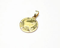 １８金／２４金&nbsp;マン島１／２５オンスキャットコイン付きペンダントトップの買取