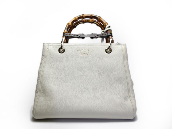 グッチ バンブーショッパースモールレザートート３３６０３２の買取