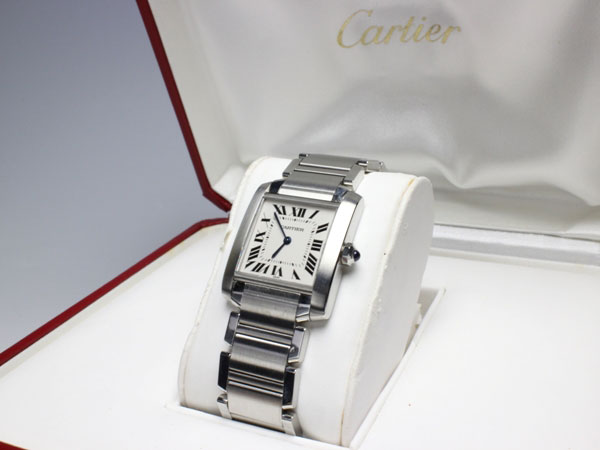 カルティエ タンク ＳＳ／ＳＳ ＱＺの買取