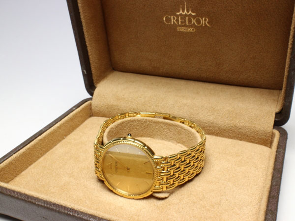 クレドール メンズ腕時計 YG/YG QZの買取
