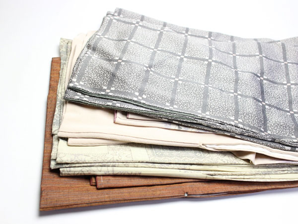 着物 訪問着・小紋・紬 ４枚の買取