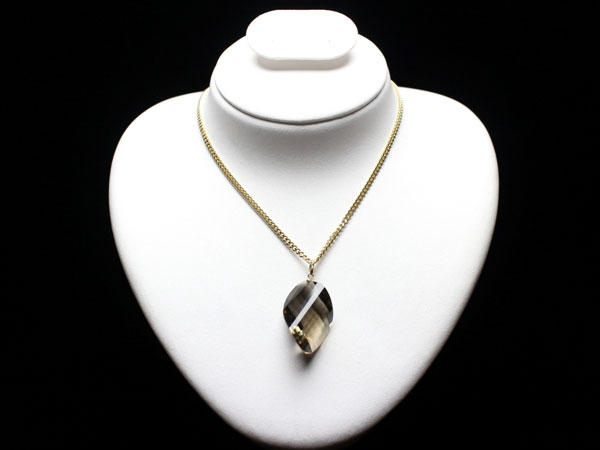 18金ネックレス スモーキークォーツの買取