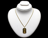 ２４金インゴットプレート付き１８金ネックレスの買取