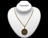 カナダメープル１オンスコイン付きネックレスの買取