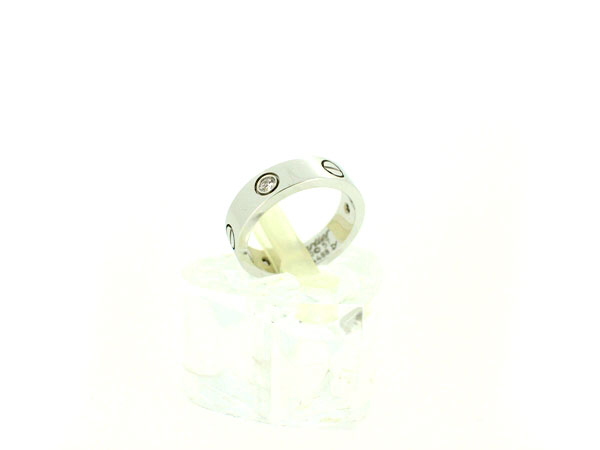 カルティエ ラブリング ハーフダイヤ入りの買取