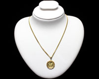 マン島１／２５オンスキャットコイン付き１８金／２４金ネックレスの買取